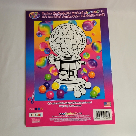 Lisa Frank LOT Dancing Dolphins Glitter Folder Notebooks Stickers Coloring Books - Picture 10 of 12